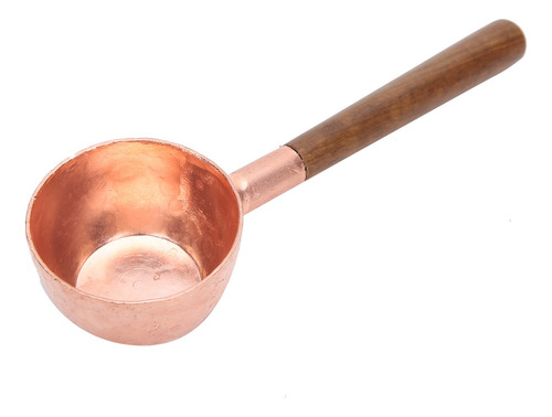 Mz Cuchara For Granos De Café De Nogal Y Cobre Rojo