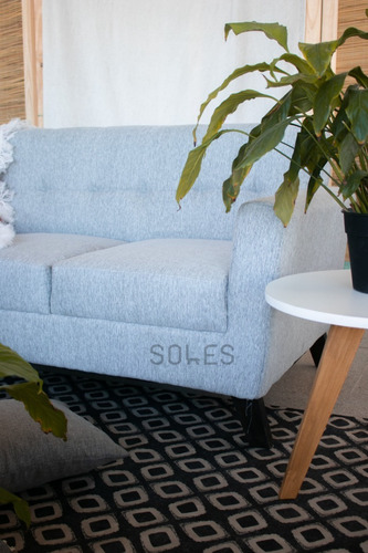 Sillon Sofa Retro Vintage Paris Soft Escandinavo Nordico 2mt