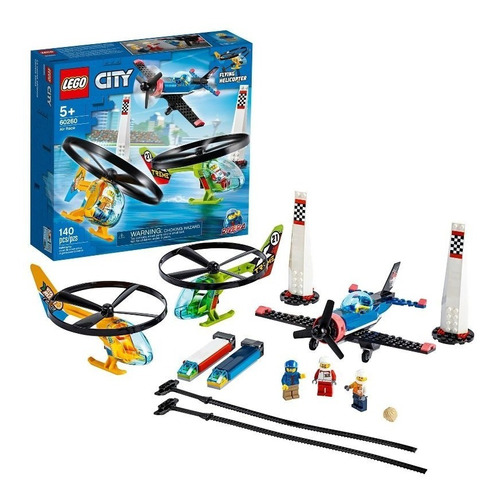 Kit De Construcción Lego City Carrera Aérea 60260 140 Piezas