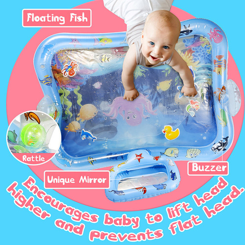 A Cushion Time Tummy For Niño, Agua, Bebé, Juega Con