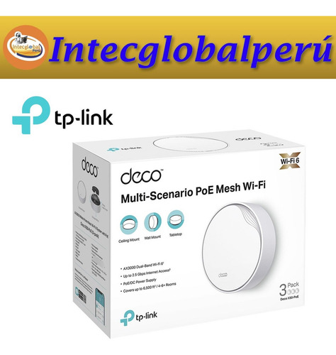Sistema Wi-fi Mesh Tp-link Deco X50-poe (3-pack) Ax3000