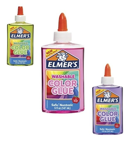 Slime Pegamento Elmers Colores Transparente Xtrem C