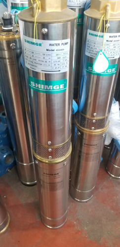 Bomba Sumergible De 1 Hp Marca Shimge 4sgm6/4 Voltaje 220