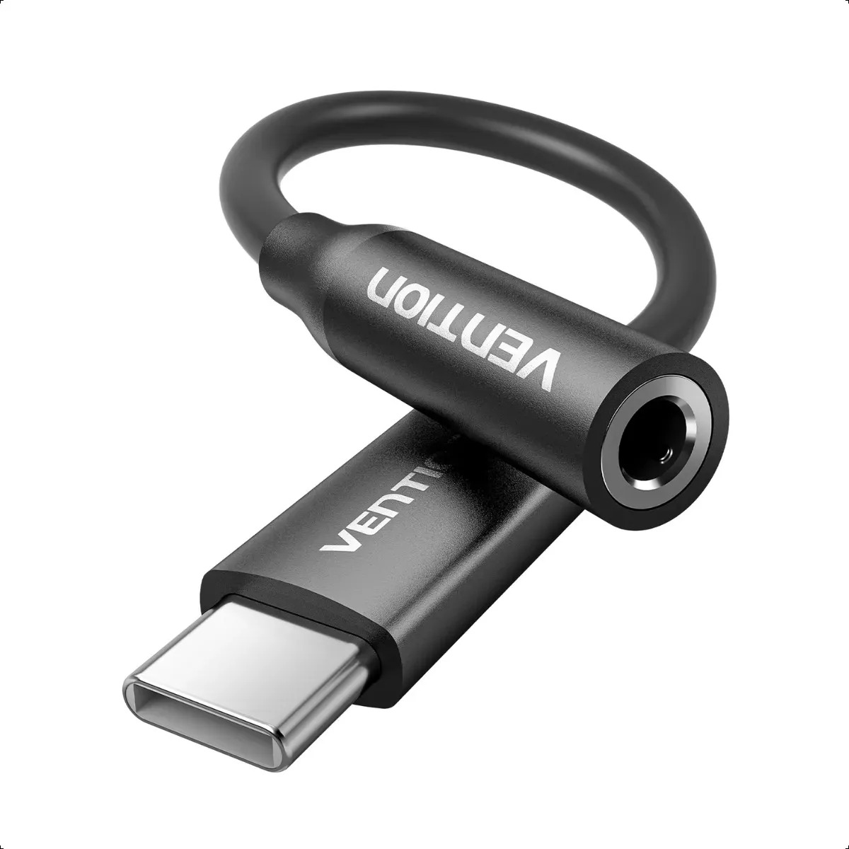 Cable Adaptador Usb C A Aux 3.5 Dac 10cm Vention