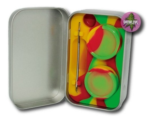 Set Caja Silicone Box Herramienta 100% Silicona - Grow Love 