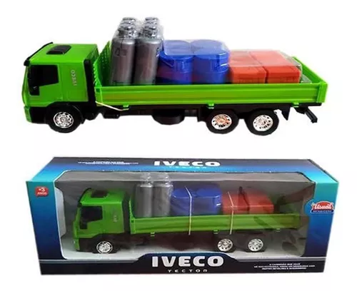 Caminhão Iveco Tector Dropside - Brinquedo réplica miniaturizada