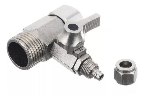 Llave Paso Conexion 1/4 X 1/2 Para Refrigerador Ice Maker