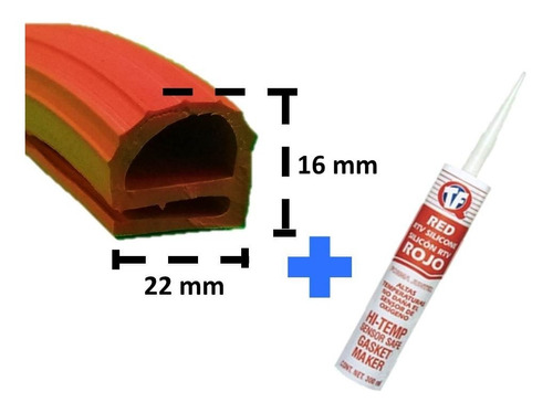 Empaque Ó Sello Para Puerta De Horno Alta Temperatura5m+tubo