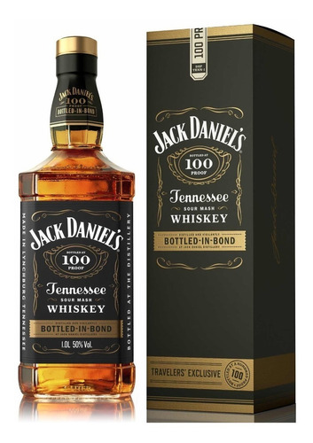 Imagen 1 de 6 de Whisky Jack Daniels Bottled In Bond 100 Proof Litro Estuche