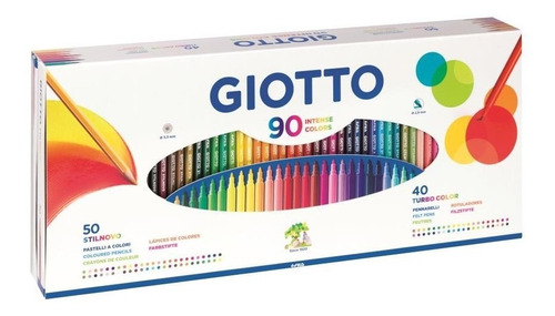 90 Colores Giotto Stilnovo + Giotto Turbocolor