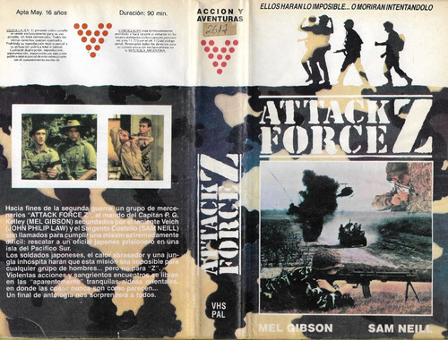 Attack Force Z Vhs Mel Gibson Z Force (1982)