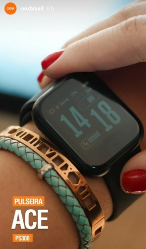 Relogio Smart Watch Sport Pulseira Ace Oex Ps300