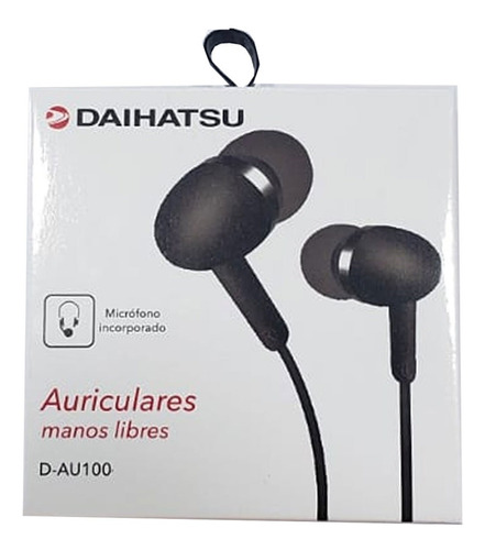 Auriculares In-ear Con Cable D-au100 Daihatsu Ag Oficial