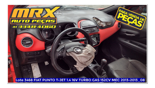 Sucata Fiat Punto T-jet 1.4 16v Turbo Gas 152cv 2013 Pecas