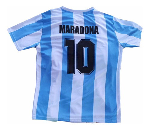 Camiseta Maradona Número 10 Retro Conmemorativa
