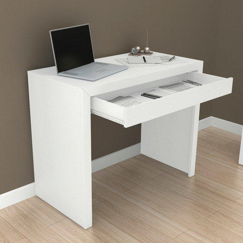 Imagen 3 de 6 de Mueble Mesa/escritorio De Apoyo P/oficina Blanco Me4107.01