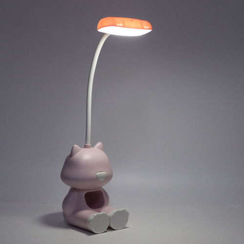 Minimesa De Noche Pequeña, Con Diseño De Oso, Led, Recargabl