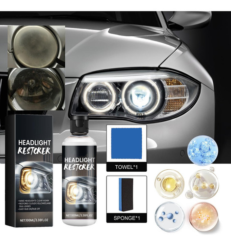 Fluido De Reparo De Farol De Carro Polimento Inovador De Rep