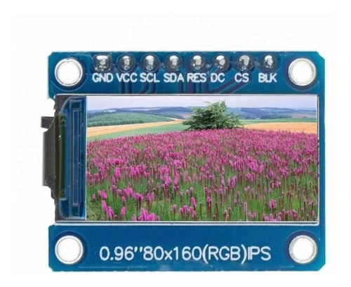 Pantalla Display Tft Arduino St7735 0.96p 80x160 Rgb Ips Lcd