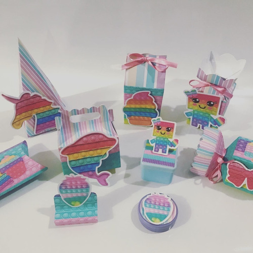Imagem 1 de 8 de Personalizados Para Festa  Pop It Candy, Fidget Toys