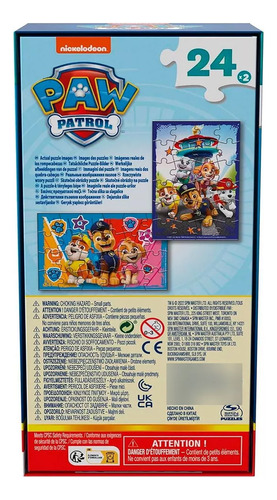 Pack De 2 Rompecabezas 3d Paw Patrol 48 Piezas Lenticular