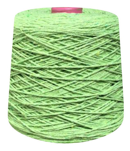 Barbante Colorido Número 6 Fios Para Crochê 1 Kg Prial Cor Verde Abacate