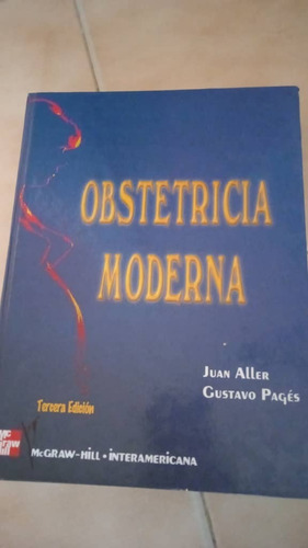Obstetricia Moderna Juan Aller Gustavo Pages Caratula Dura