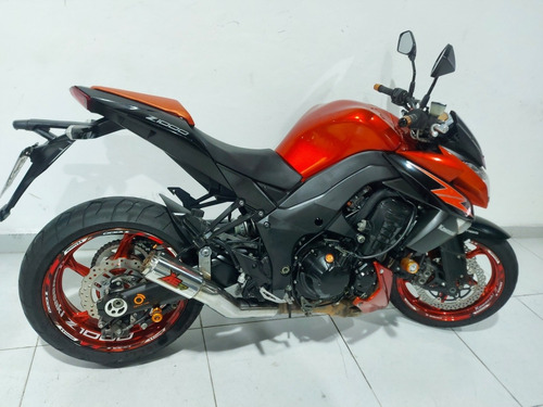 Imagem 3 de 11 de Kawasaki Z1000 Laranja 2012