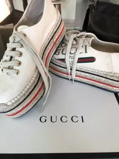 Tenis Gucci, Plataforma Corrida Talla 5 Mx