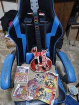Comprar Guitarra Nintendo Wii Guitar Hero Con 2 Juegos Aero World