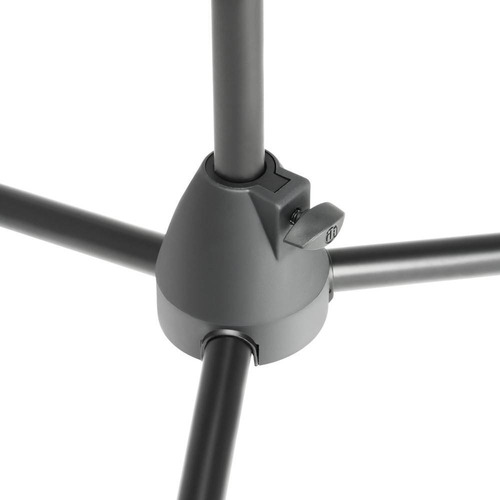 Stand Para Microfono C/boom Telescopio Adam Hall Color Negro
