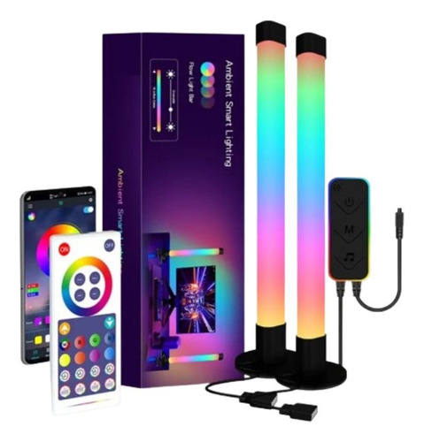 Barras Luz Led Wifi Rgb Gamer Tuya 360 Alexa 2 Und Luces