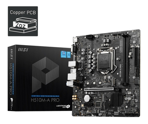 Imagen 3 de 6 de Pc Armada Msi H510 + Intel Core I3 10105 + 8gb + 240gb Ssd