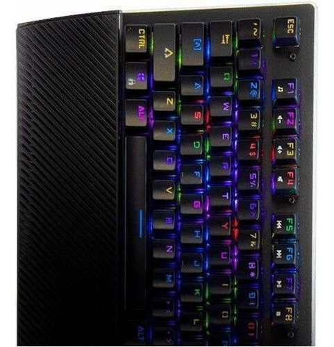 Teclado Mecánico Yeyian Yat1801 Rgb Outemu Blue Qwerty Negro Español España