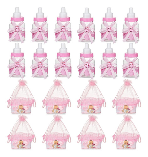 Botellas De Baby Shower, Mini Baby Shower, 12 Botellas De Ca