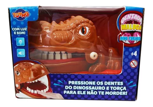 Dinossauro Rex Jogo de Apertar com Luz e Som - Cim