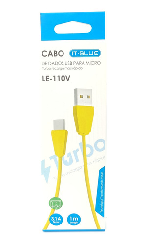 Cabo Usb Micro Usb (v8) 3.1a Lelong Le-110v