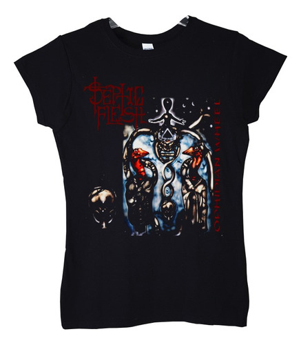 Polera Mujer Septicflesh Ophidian Wheel Metal Abominatron