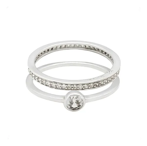 Plata rodinada anillos hotsell