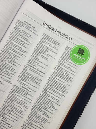 Imagen 9 de 10 de Biblia Estudio Macarthur Letra Grande Piel Cierre E Indices