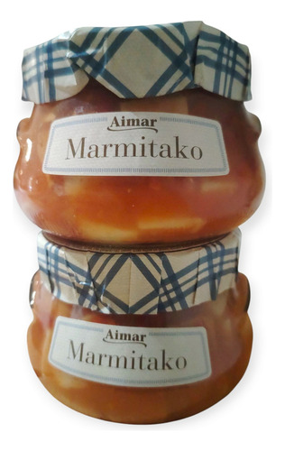 Atun Bonito Aimar Marmitako 2 Frascos De 600 Grs C/u 4 Porci