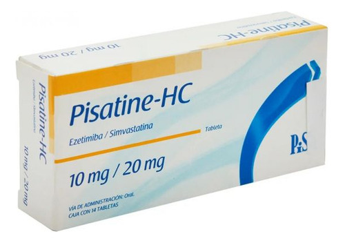 Pisatine Hc 10 Mg/20 Mg 14 Tabletas