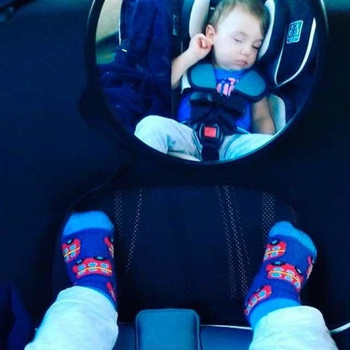 Imagen 4 de 6 de Espejo Trasero Grande Universal Para Auto Ideal Para Bebe
