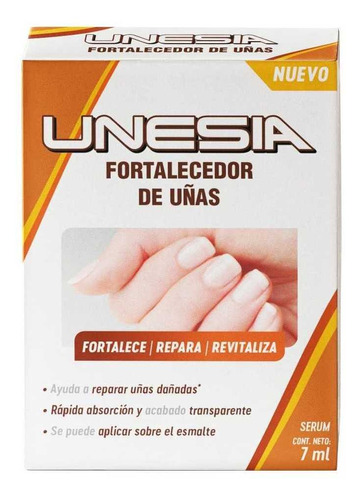 Pack X 6 Unid. Unesia Fortalecedor De Uñas X 7ml