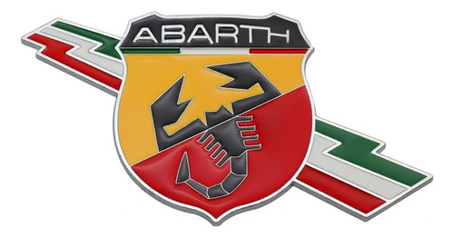 Emblema Mini Scorpion Fiat 500 Abarth Par Autoadherible Auto