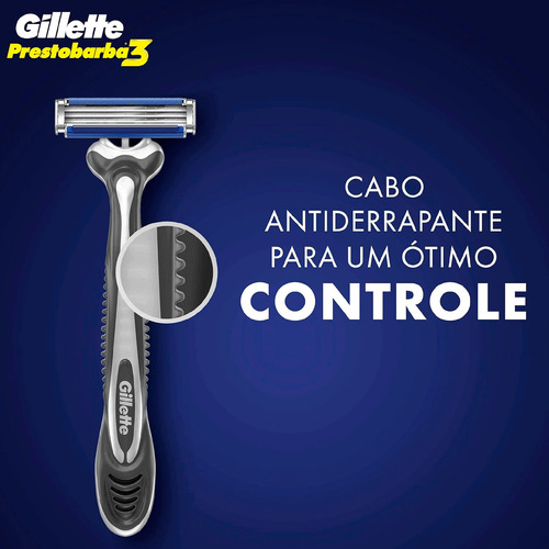Afeitadora Prestobarba Gillette 3 Masculino 4unds