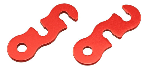 Ytgilo 20pcs Aluminio Rojo S Tipo De Viento Hebilla De 3 Agu