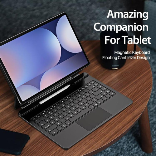 Funda Negra Con Teclado Y Tableta Para Samsung Galaxy Tab S1