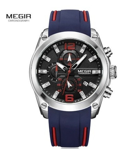 Reloj deportivo casual original Megir 2063 para hombre