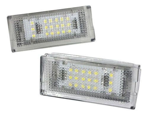 Lámpara De Matrícula Brillante De 2 X 18 Led Con Número De M